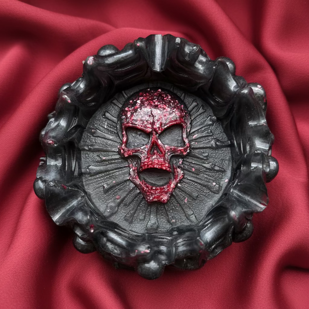 Aschenbecher Totenkopf – Manufaktur Wohlleben
