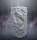 Kerze Drache - Handgefertigte Fantasy-Figurenkerze aus Sojawachs I Manufaktur Wohlleben