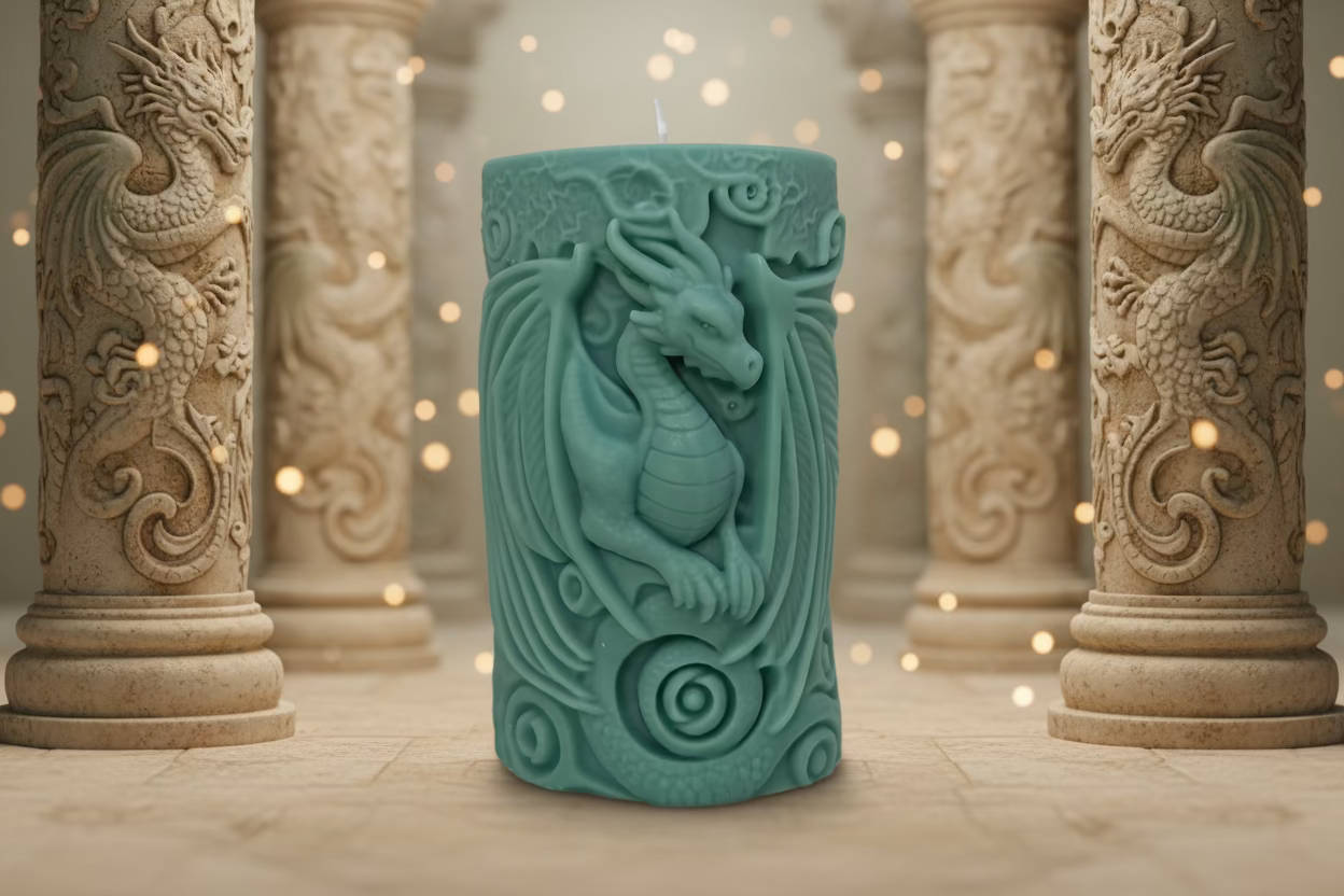 Kerze Drache