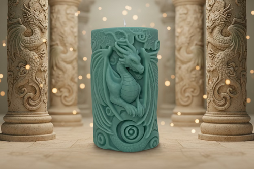 Kerze Drache