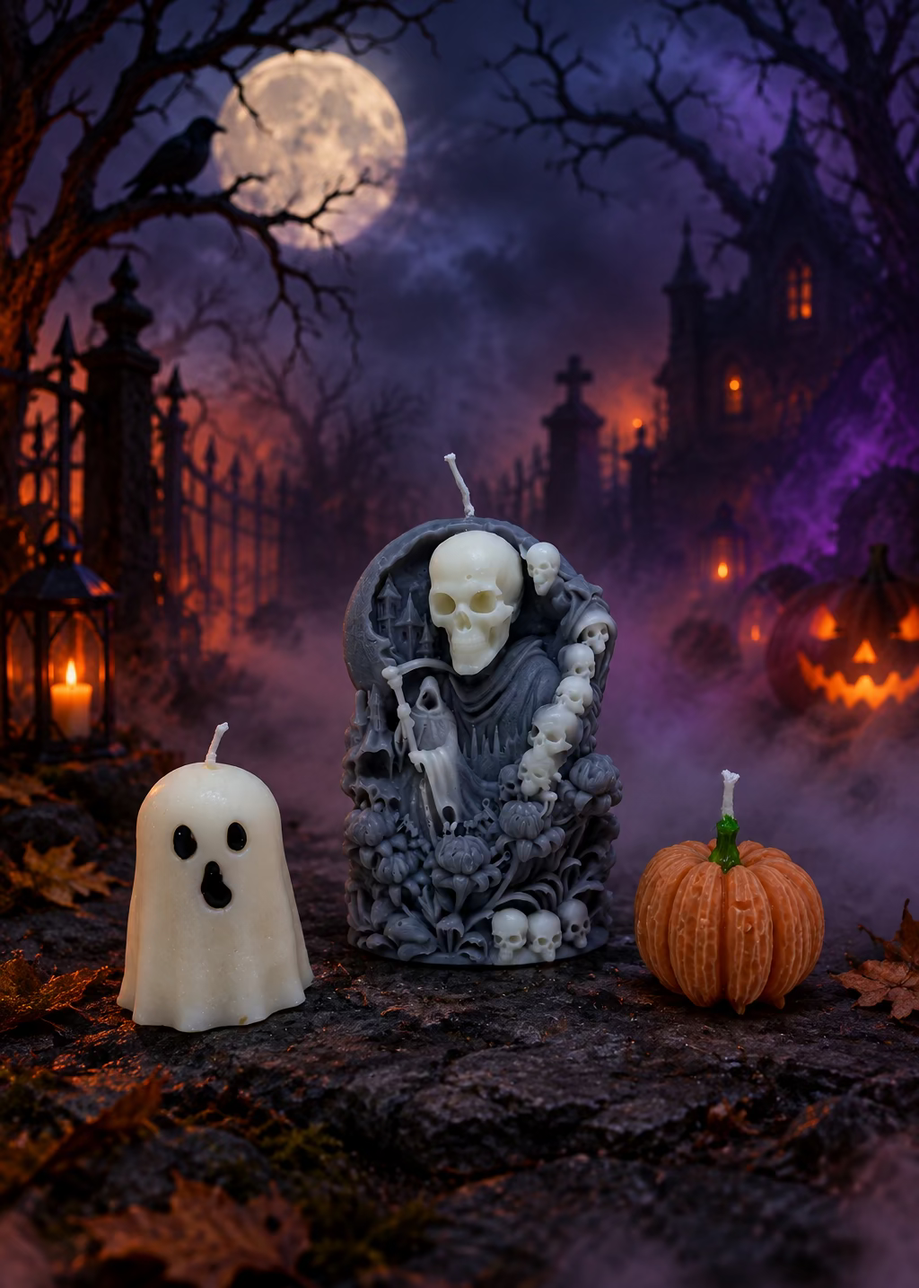 Kerze Halloween-Set