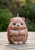 Kerze Igel - Handgefertigte Kerze aus Sojawachs als Deko oder Geschenk I Manufaktur Wohlleben