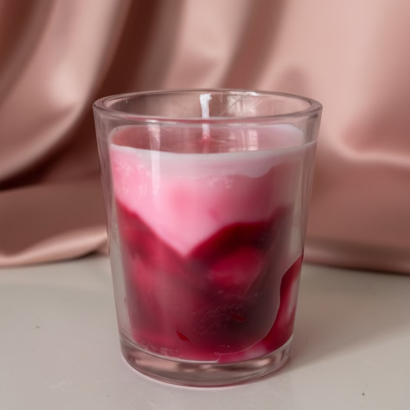 Handgefertigte Sojawachskerze im Glas – Sternzeichen Jungfrau, Manufaktur Wohlleben