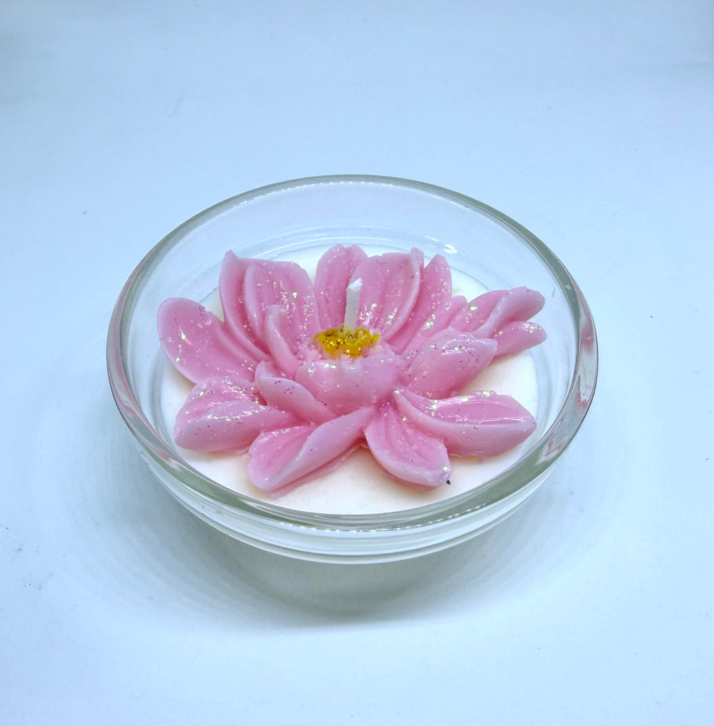 Kerze Lotusblüte mini