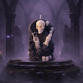 Kerze Sensenmann - Handgefertigte Gothic-Figurenkerze aus Sojawachs I Manufaktur Wohlleben